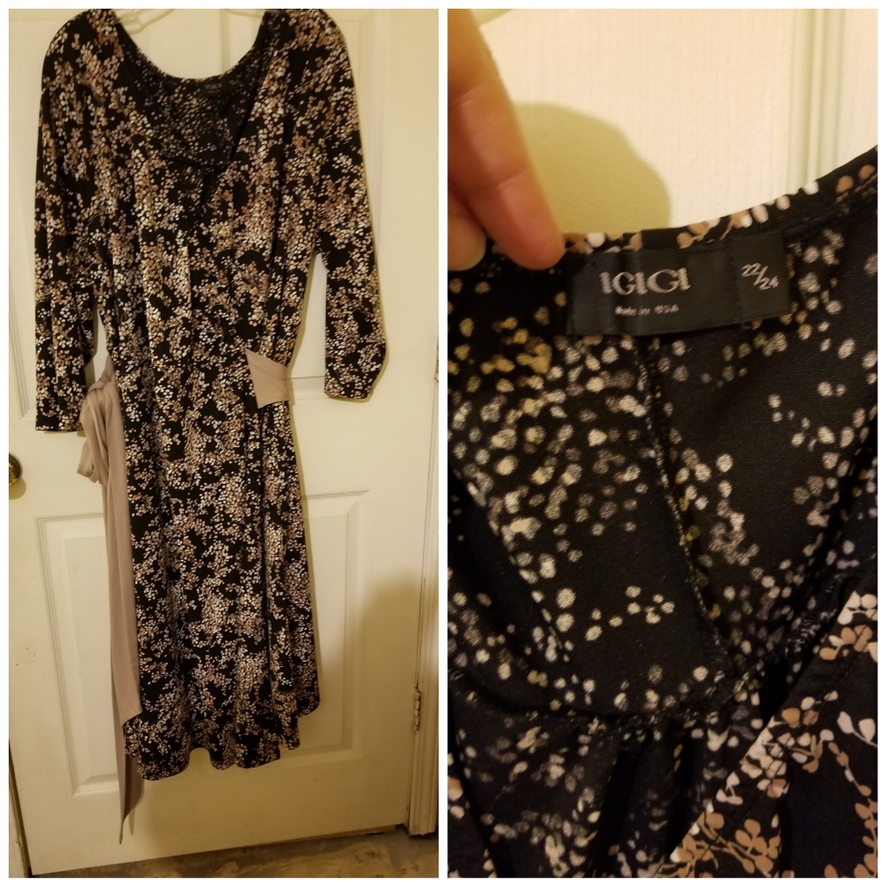 Floral Wrap Dress